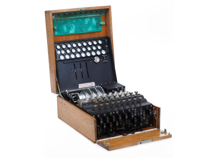 Cipher machine Enigma: 